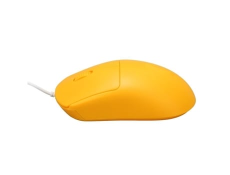 HURRISE Ratón USB Óptico con Cable Ratón 1200Dpi Puerto USB Diseño Ergonómico Plug And Play Ratones de Computadora Amarillo