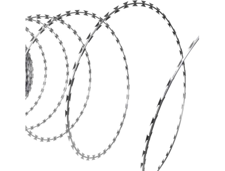 Alambre De Espino Concertina Vida Xl Acero Galvanizado (300 M)