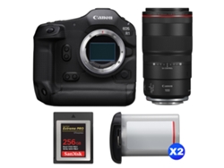 EOS R1 + RF 100mm F/2.8 L Macro IS USM + 1 Sandisk 256GB Extreme Pro Cfexpress Tipo B + 2 Canon LP E19 + Libro electrónico Pricedirect CANON