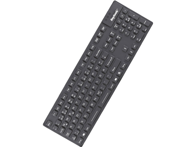 Teclado KEYSONIC KSK-8030 (Con Cable - Layout Alemán - Teclado Numérico)