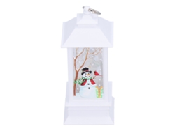 Luz decorativa LED portátil para Navidad, Papá Noel, blanca, regalo