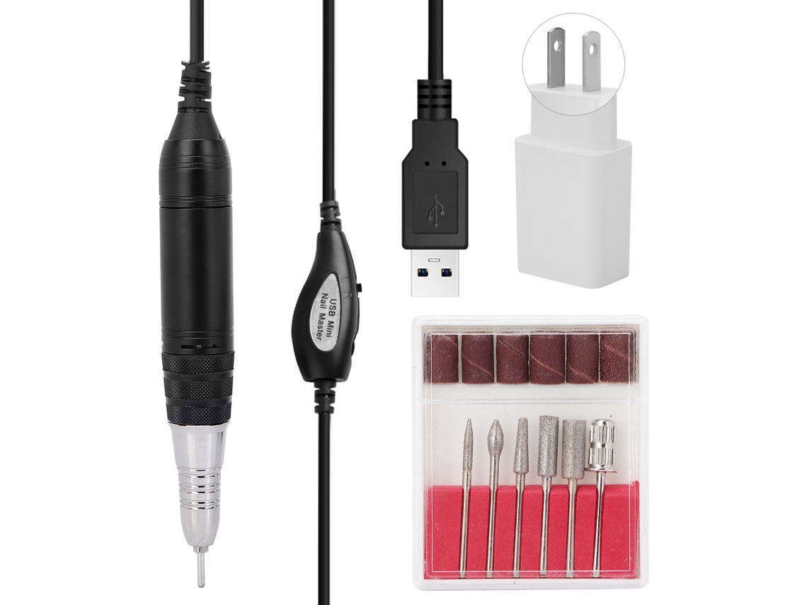 Máquina Eléctrica Para Lijar Uñas, 22000 Rpm, Usb, Para Manicura, Pulido Profesional, Uso Doméstico Y Salones De Belleza.