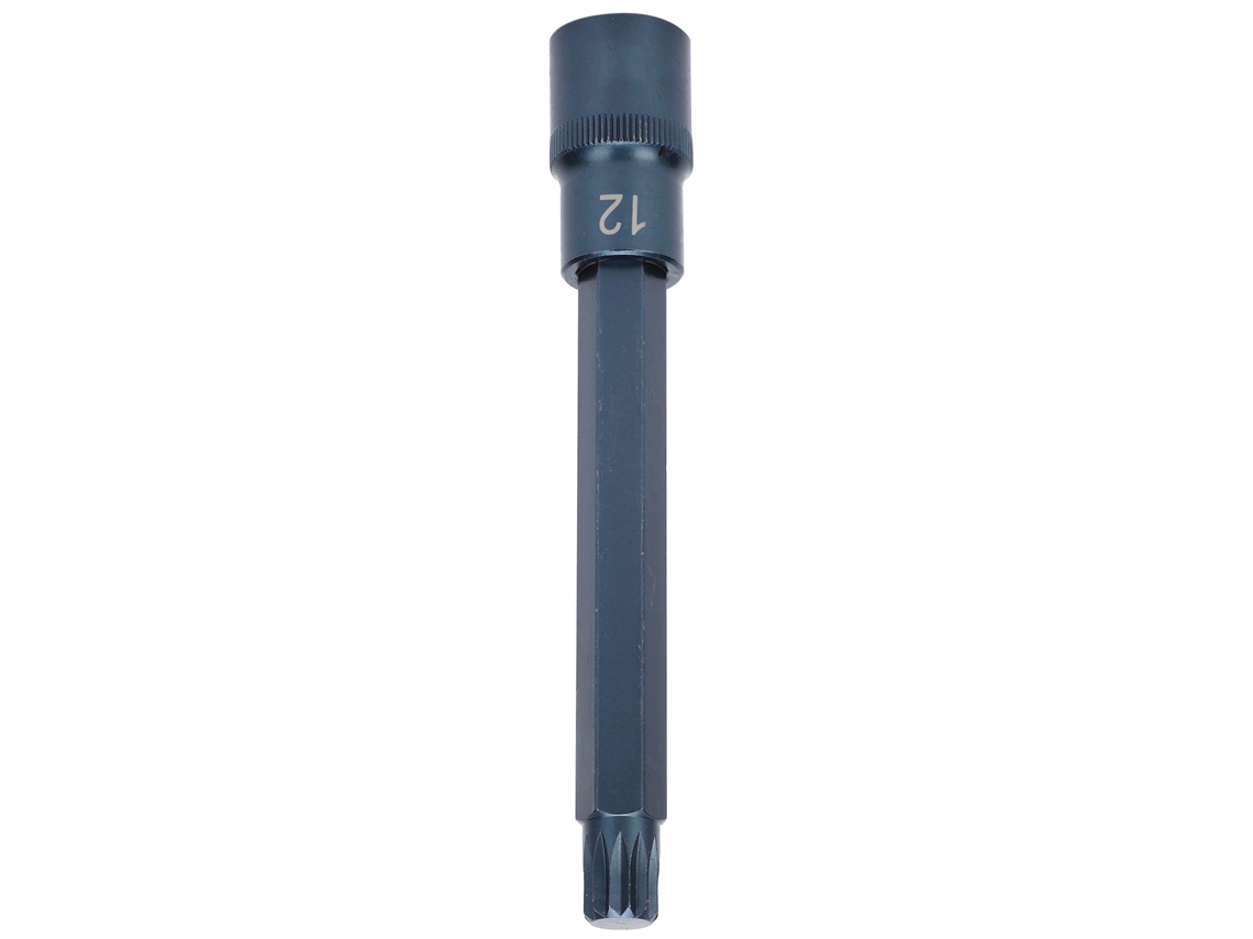Punta De Vaso Para Llave De Impacto Neumática/eléctrica De 12 Lados, Acero S2 Antioxidante, 140x12, Para Suministros Industriales.