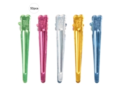 Vlrla-50pcs Profissional Aluminum Cabelodressing Clips Para Styling