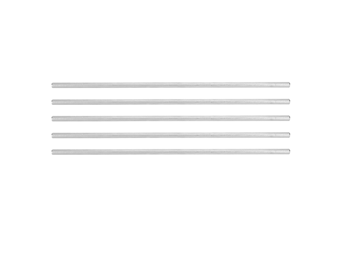 5 Piezas De Eje En D De Acero Inoxidable Φ6mm 260mm Para Robots Gobilda Tetrix Ftc Frc First