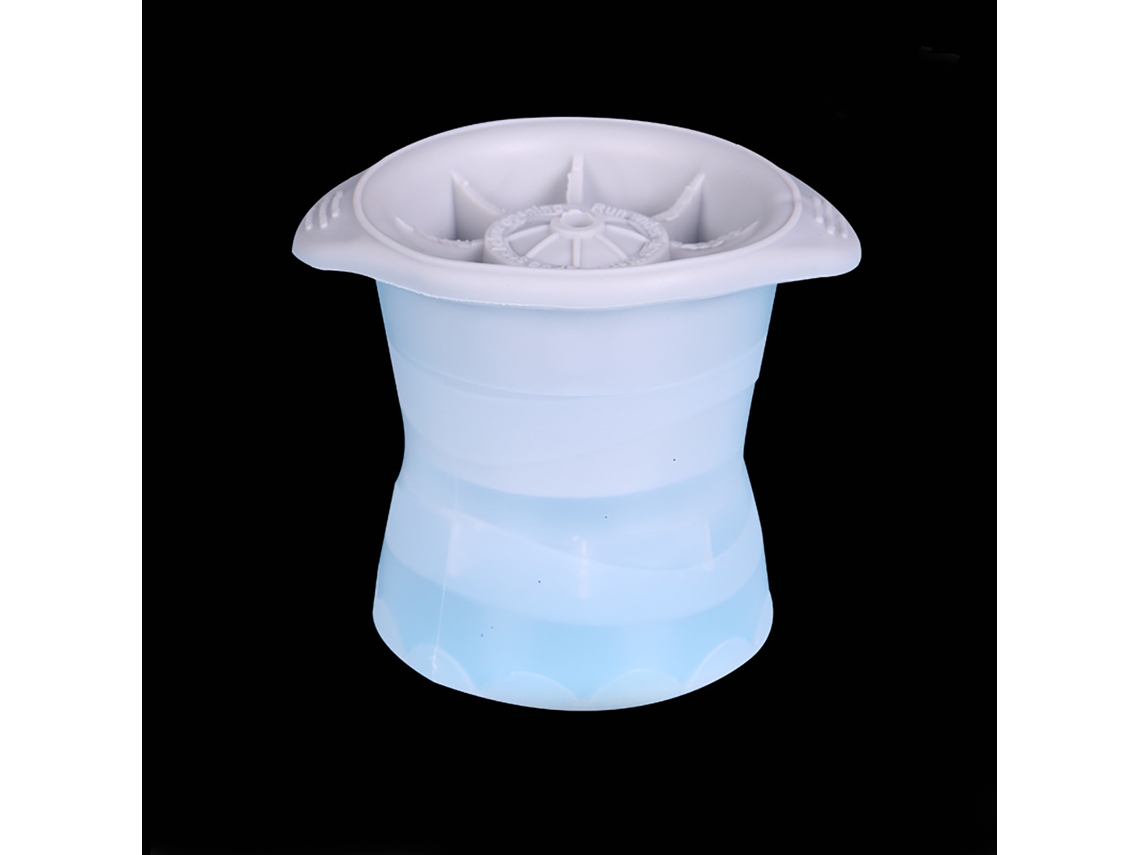 Bandeja De Silicona Para Cubitos De Hielo Con Forma De Bola Para Whisky, 6 Cm De Diámetro, Antideslizante, Segura.
