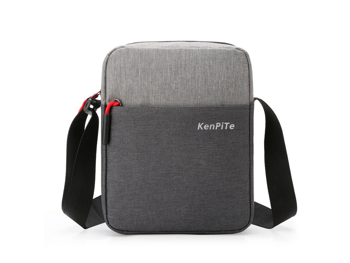 Bolso de hombro para hombre (gris), bolso cruzado para actividades al aire libre, estilo casual.