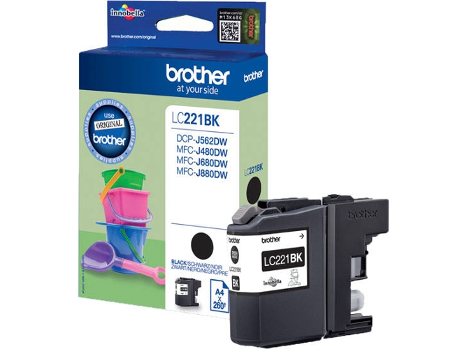 Cartucho de tinta BROTHER LC-221BK