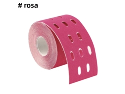 (rosa) 1 Rollo De Cinta Kinesiológica Impermeable, Cinta Deportiva De Algodón Sin Látex