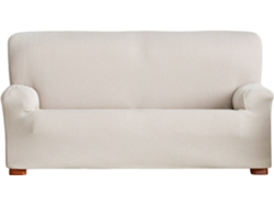 Funda de Sofá Tejido Elástico TODOPARAMICASA Ulises Blanco (2 Plazas - 170 cm)
