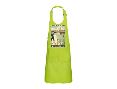 Delantal infantil 2 bolsillos de cocina vert dunkerque nor