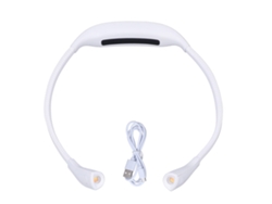 2026-luz De Cuello Para Lectura Led Recargable Usb Portátil Colgante Para Libros Y Reparaciones Blanco