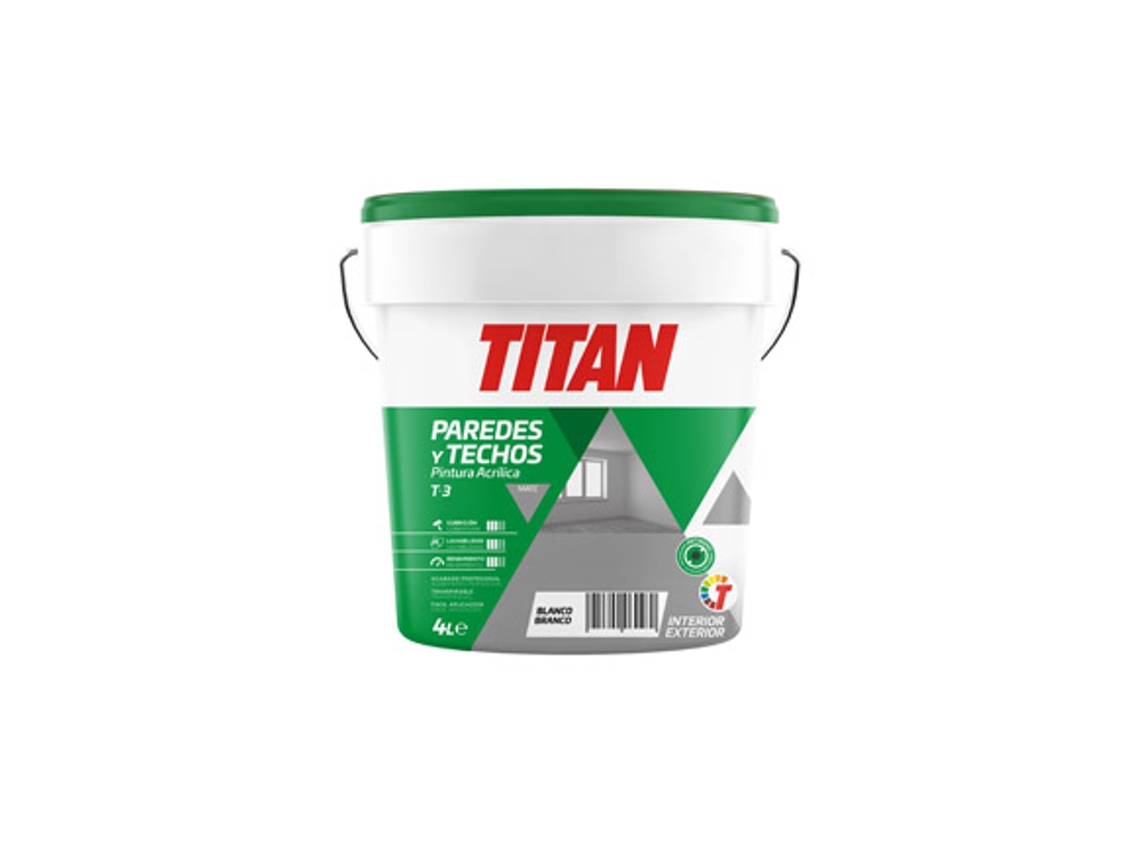 Pintura Acrilica Interior T-3 Mate TITAN