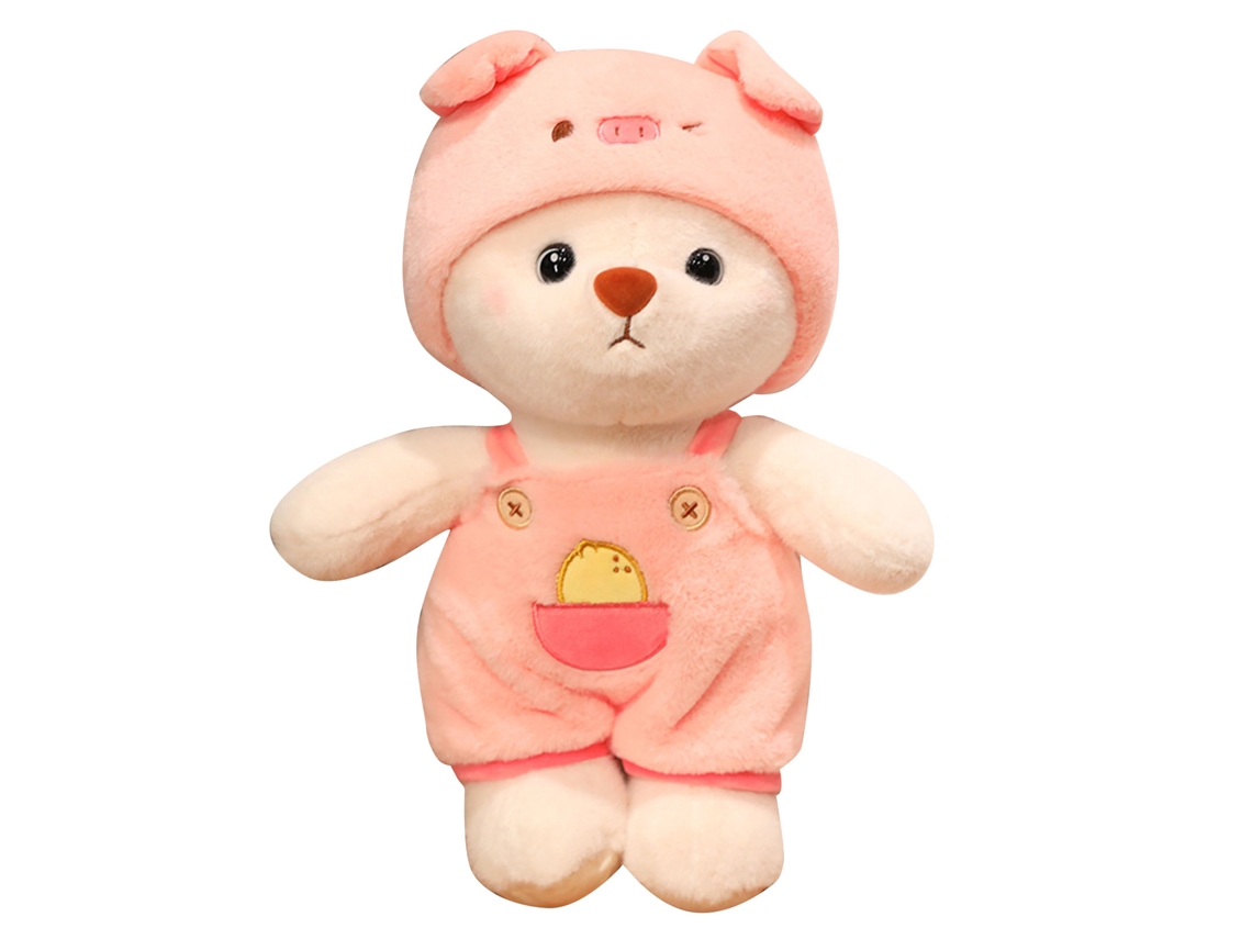 Peluche transformable 2026 para niños, adorable juguete relajante con forma de animal de dibujos animados, cerdito durmiendo.