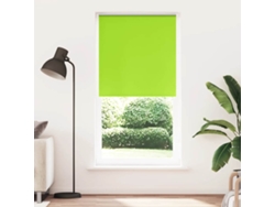 Maison Exclusive - Estor Enrollable Opaco Hojas Verde 105x210cm Tela Ancho 100,7cm