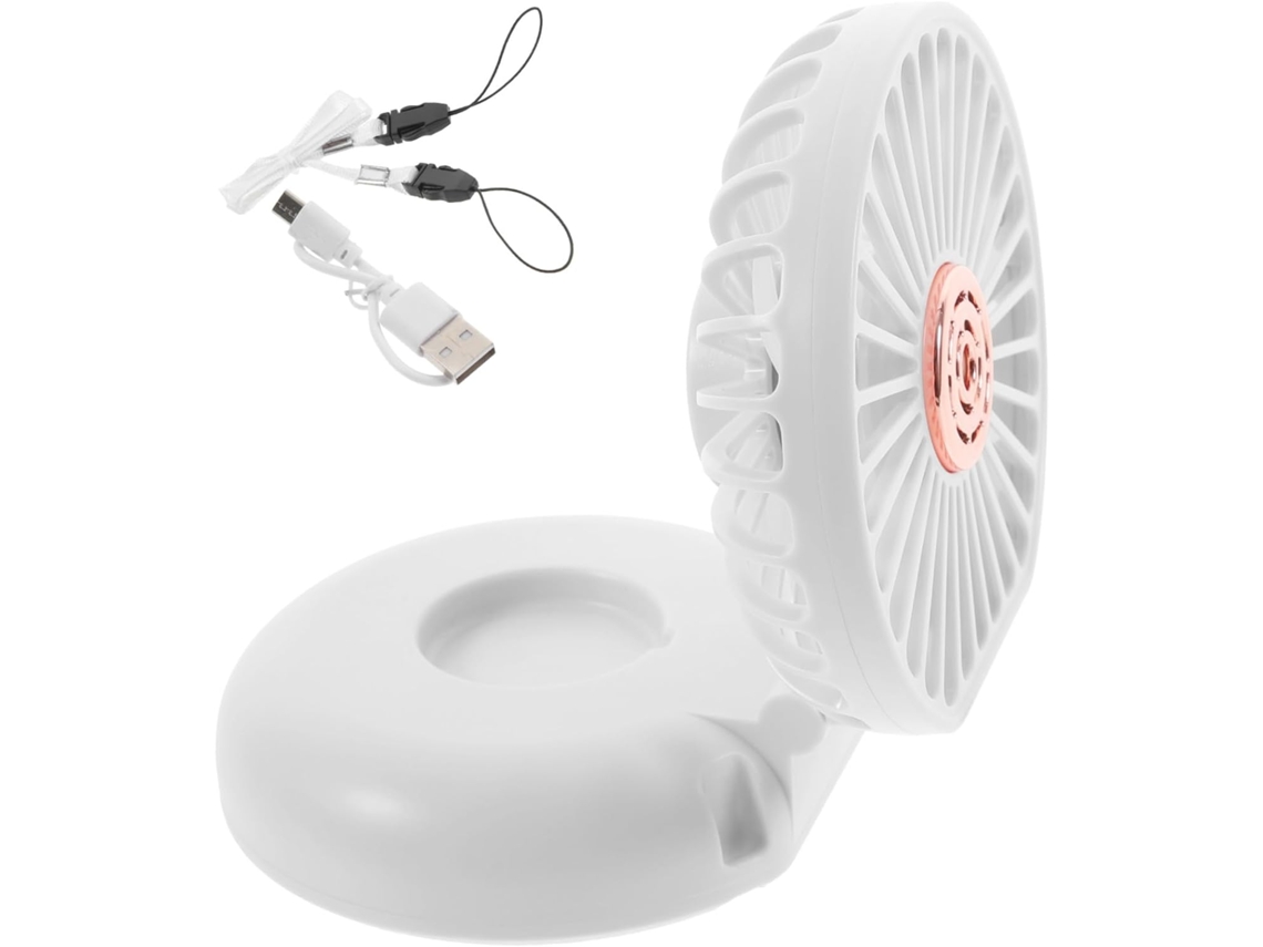 Portátil Ventilador De Cuello, Batería Recargable,