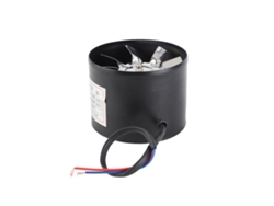 Extractor de conducto circular silencioso en línea para cocinas, baños, restaurantes y supermercados.