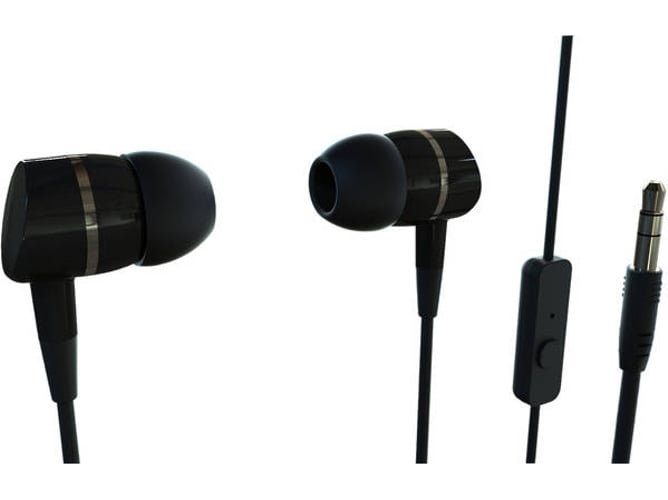 Auriculares con Cable VIVANCO Smartsound (In Ear - Micrófono - Negro)