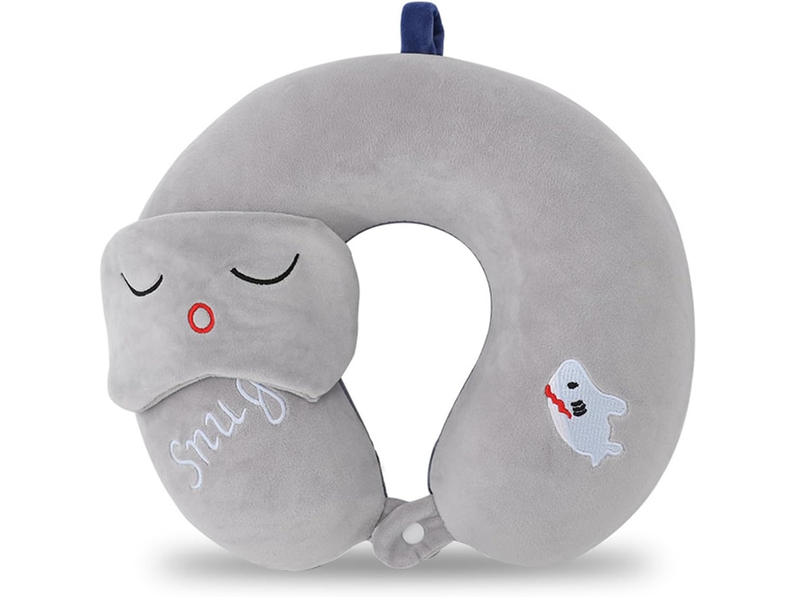 Almohada De Viaje Para El Cuello Para Niños, Que Incluye Máscara Para Dormir, Almohada De Viaje Para El Cuello Y Almohada De Vuelo.