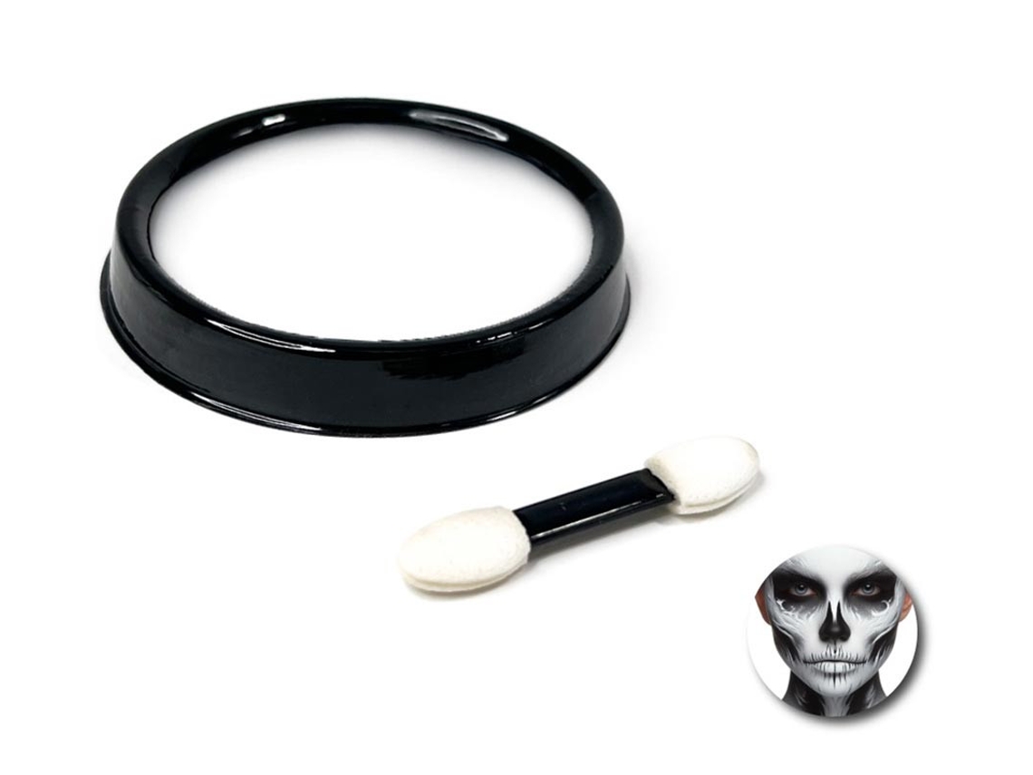 Pack de Maquillaje al agua blanco con brocha