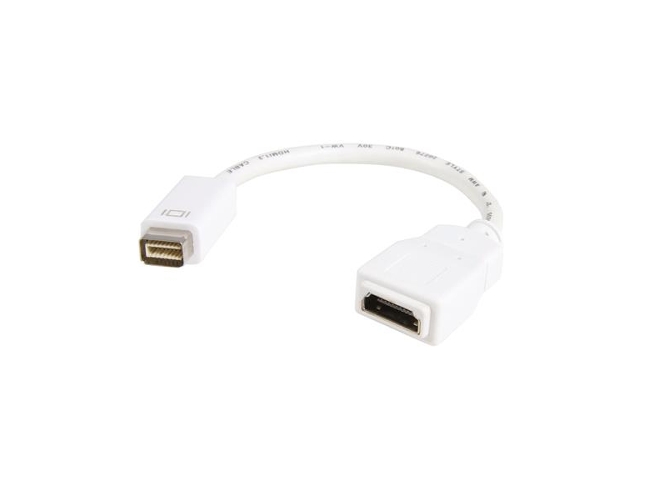 Cable Adaptador de Vídeo STARTECH MDVIHDMIMF 0.2m Mini-DVI HDMI Blanco