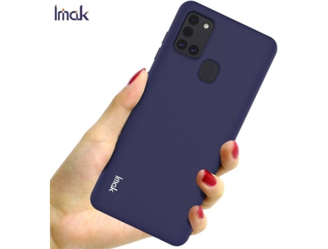 Carcasa + Protector Samsung Galaxy A21s HFS-HOUSE TPU Azul