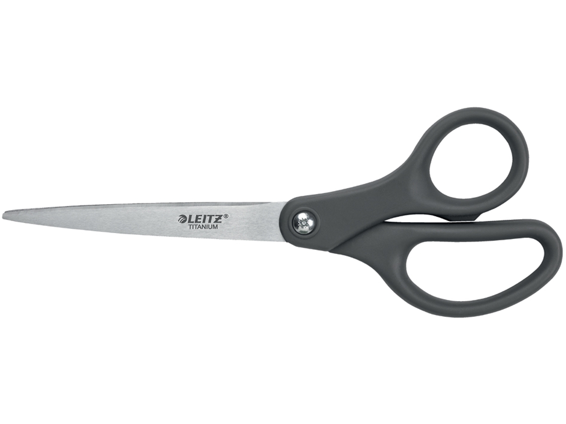 Tijeras LEITZ Titanio Longitud: 180 Mm Redonda Gris