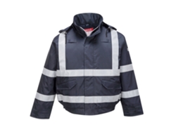 Chaqueta ignífuga Bizflame Rain Multi Protection / Azul marino / L Portwest