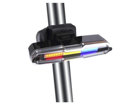 Luz trasera de bicicleta Luz trasera de bicicleta Luz trasera de bicicleta LED recargable por USB con 3 colores y 6 modos de iluminación ENZONS Luz...
