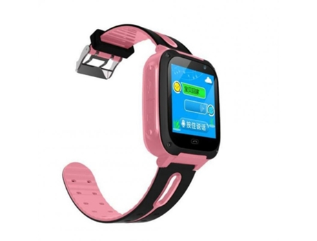 Smartwatch Niños S4 Cámara de video a prueba de agua Tarjeta SIM Teléfono de llamada con rosa claro