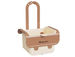 Cesta escurridora multifuncional para fregadero de cocina, autolimpiable, para frutas y verduras.