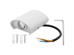 Lámpara De Pared Led 2w Para Interiores Y Exteriores, Innovadora, Impermeable, Decorativa, Luz Blanc