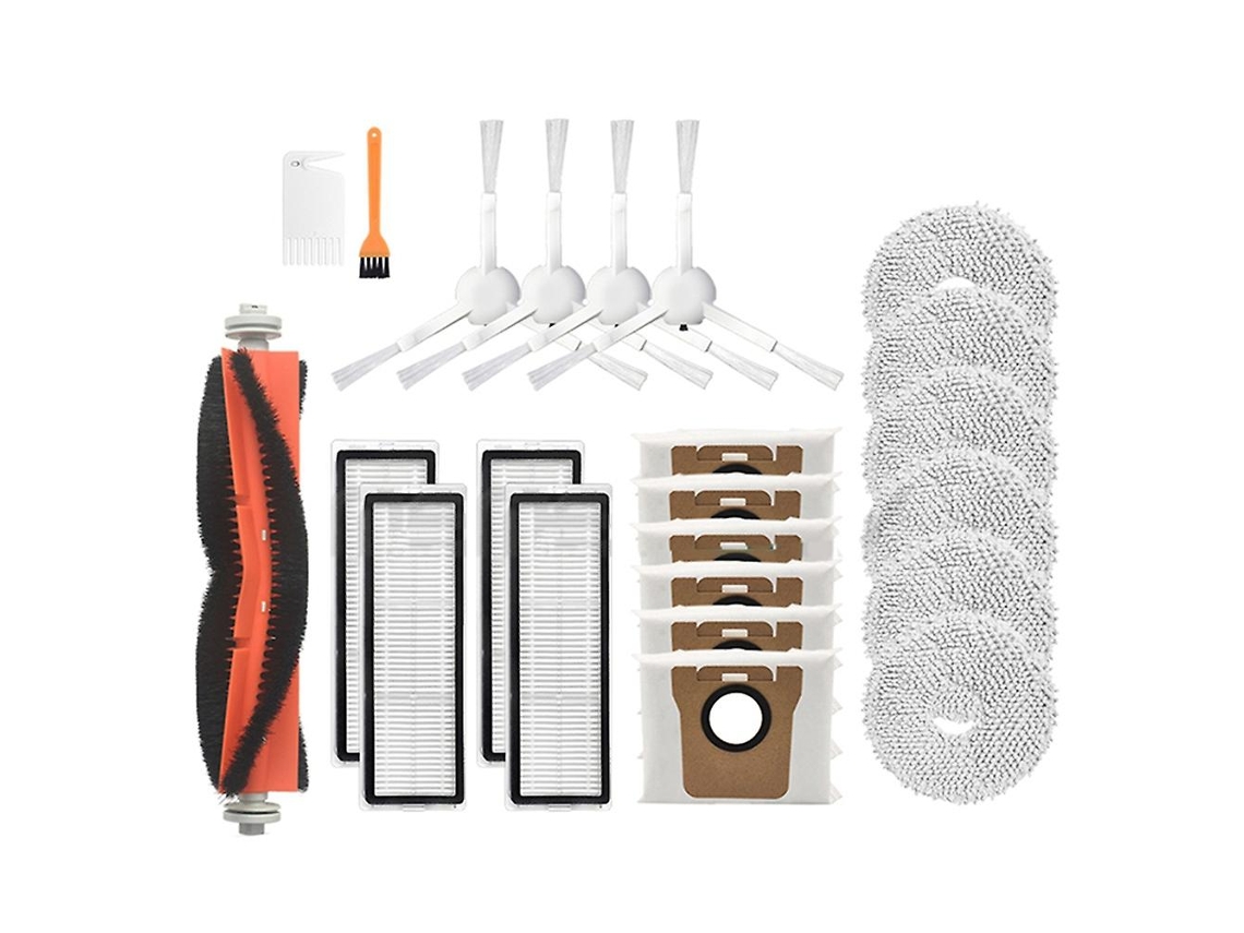Para xiaomi mijia escova lateral principal filtro hepa mop pano peças sobressalentes