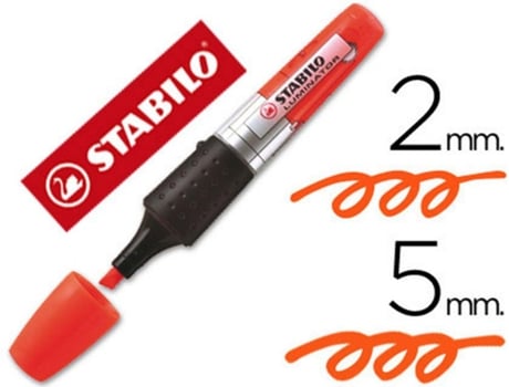 71/54 :MARCADOR STABILO BOSS LUMINATOR LARANJA TINTA LIQUIDA Preco Uni. venda multiplos 5