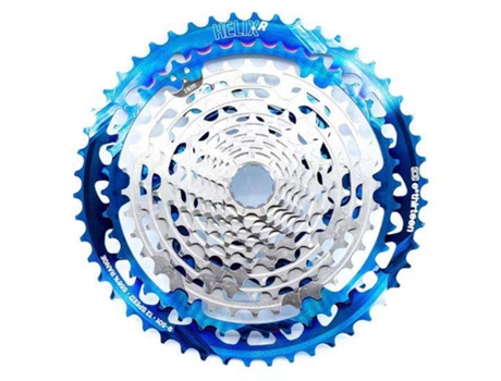 Cassete Helix Race Azul Prateado 12S / 9-50Te-Thirteen