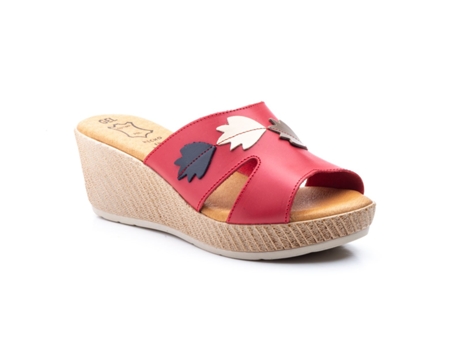 Sandalias De Cuña LA VIDA ROSA Tam 40