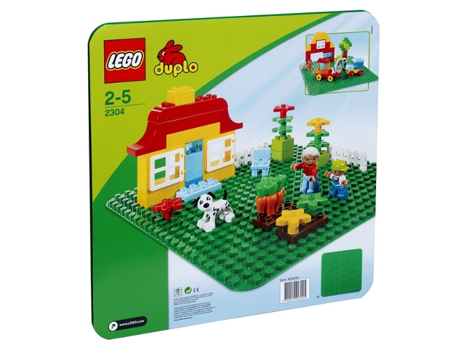 LEGO Duplo: Base de juegos verde 2304 (Edad Mínima: 18 meses - 1 Pieza)