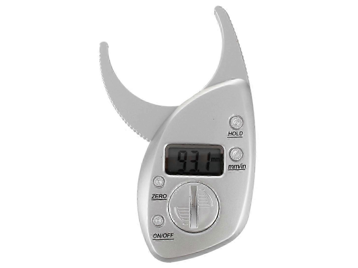 Calibrador digital LCD para la medición de grasa corporal, estado físico, salud, peso y género.