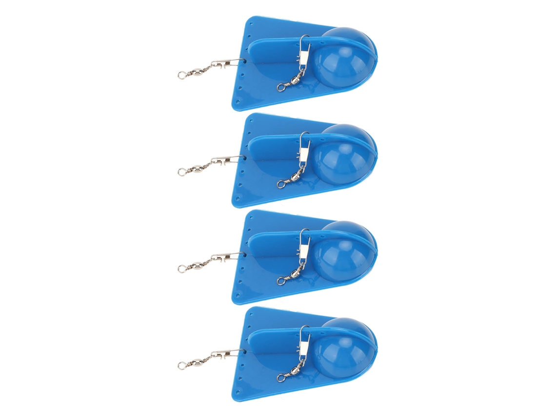 2026rebe-4pcs Tabla De Buceo Para Pesca Azul Plástica Redonda Para Pesca En Barco Y Mar Profundo Herramienta De Pesca De Arrastre