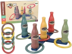 Juego de manualidades de lanzamiento de botellas con consejos de B.active