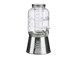 Jarra Transparente Grifo Enfriador Cristal Metal Plástico (3800 Ml)