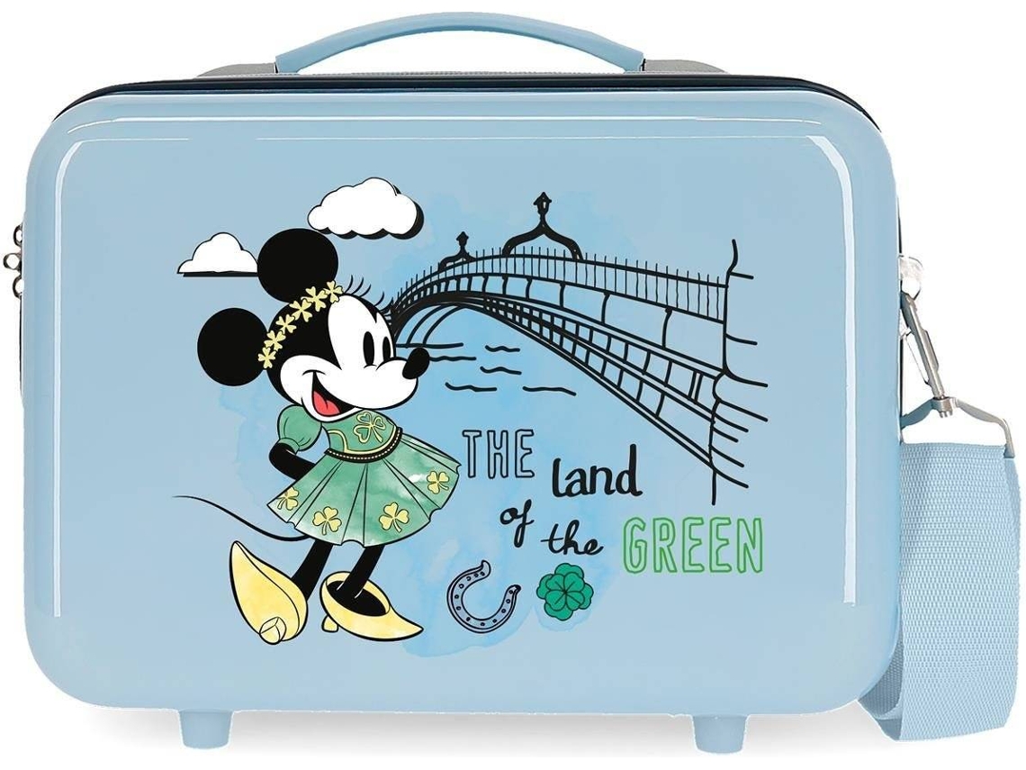 Neceser Abs Disney Mickey & Minnie Let´s Travel Azul Claro (21x29x15cm - 9l)