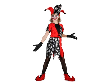 Disfraz de Niña CENTROXOGO Bufon Mala Halloween (Tam.: 120-130 M)