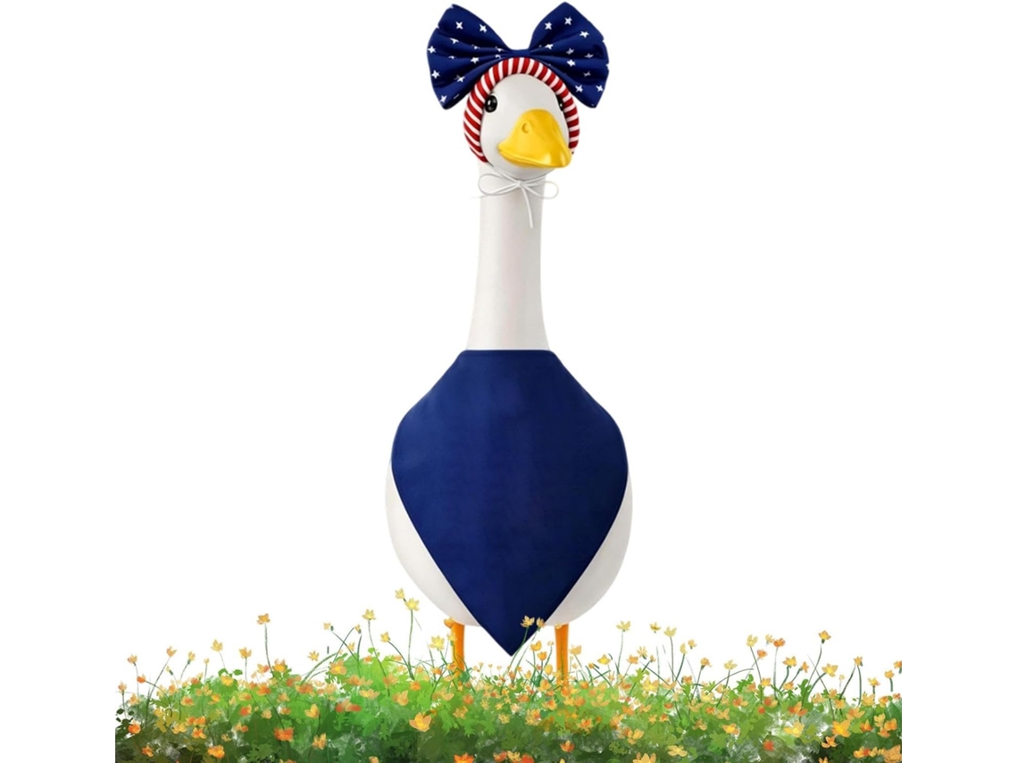 Ropa Genérica Para Gansos De Jardín, Escena Decorativa Patriótica Para Fiestas: Pañuelo Y Ganso Para El, 43 Cm, 58 Cm,