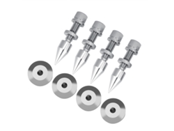 Pernas Isoladoras Para Alto-falante Spike Cone Anti-vibração Aço Cromo 4pcs