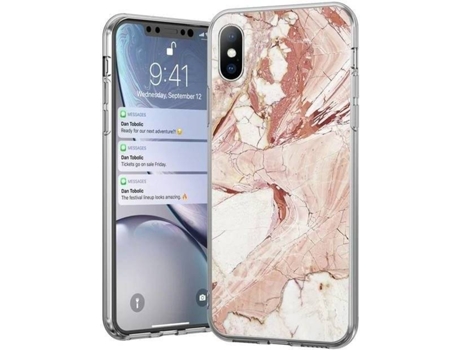 Funda Samsung Galaxy A50 WOZINSKY Marble TPU Rosa