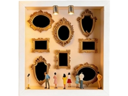 Figuritas Madera Estanterías Ideales Decoración Diy Almacenamiento Natural Estilo Disposición Creativo Museo