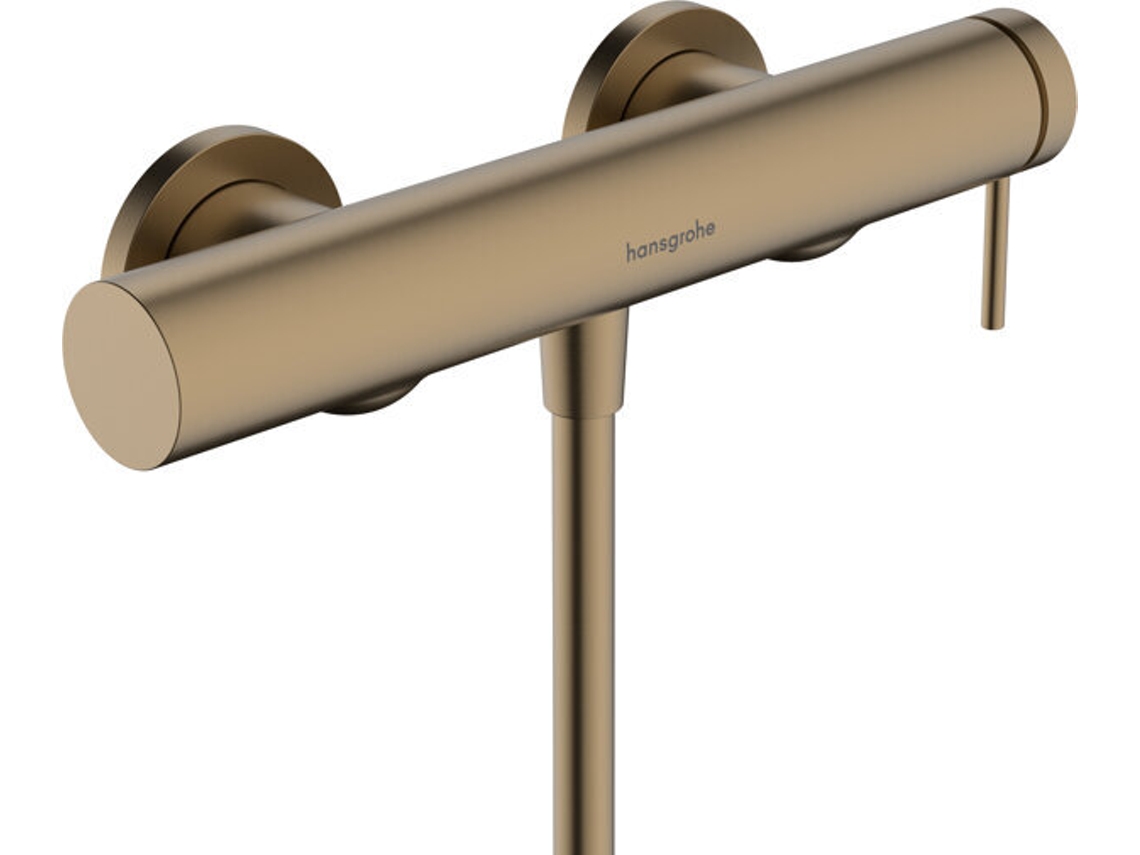 HANSGROHE Tecturis S Mezclador monomando de ducha para montaje en superficie , 73622, Color: Bronce cepillado