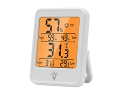 Termómetro e higrómetro digital para uso en interiores. Monitor de temperatura. GOKOCO