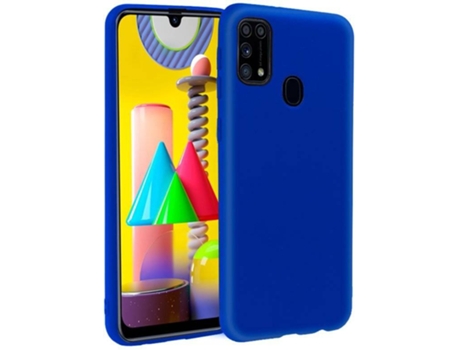 Carcasa Samsung M315 Galaxy M31 COOL Azul
